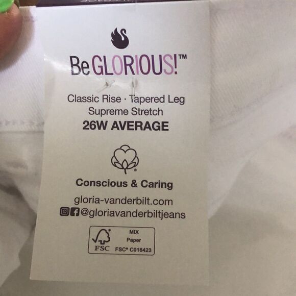 Gloria Vanderbilt® Women's Amanda Classic Jeans size 26W - Picture 6 of 12